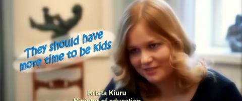They should have more time to be kids They should have more time to be kids