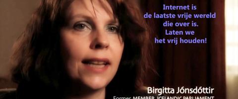 Internet vrij houden! - Birgitta Jónsdóttir Internet vrij houden! - Birgitta Jónsdóttir