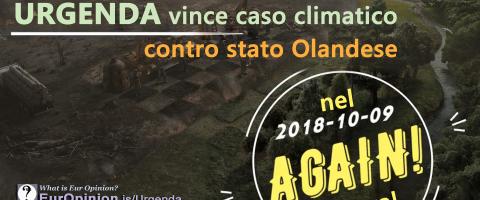 Urgenda vince caso climatico contro lo stato olandese. Urgenda vince caso climatico contro lo stato olandese.