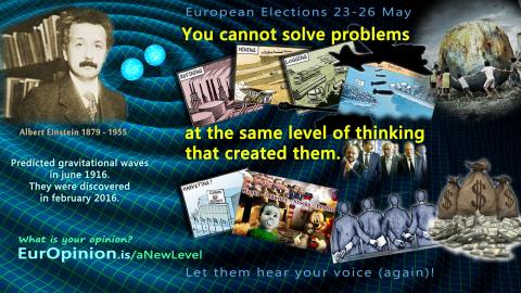 A new level of thinking! (Einstein) A new level of thinking! (Einstein)