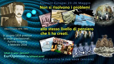 Un nuovo livello di pensiero (Einstein) Un nuovo livello di pensiero (Einstein)