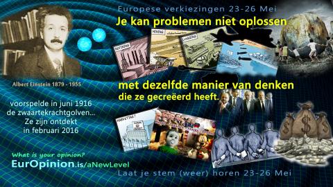 Een ander niveau van denken! (Einstein) Een ander niveau van denken! (Einstein)