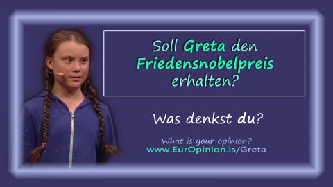 Friedensnobelpreis fur Greta Thunberg? Friedensnobelpreis fur Greta Thunberg?