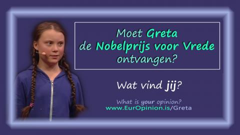 Nobel vredesprijs voor Greta Thunberg? Nobel vredesprijs voor Greta Thunberg?